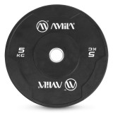 Plate Black - Amila Bumper Slim 50mm 5kg Image 