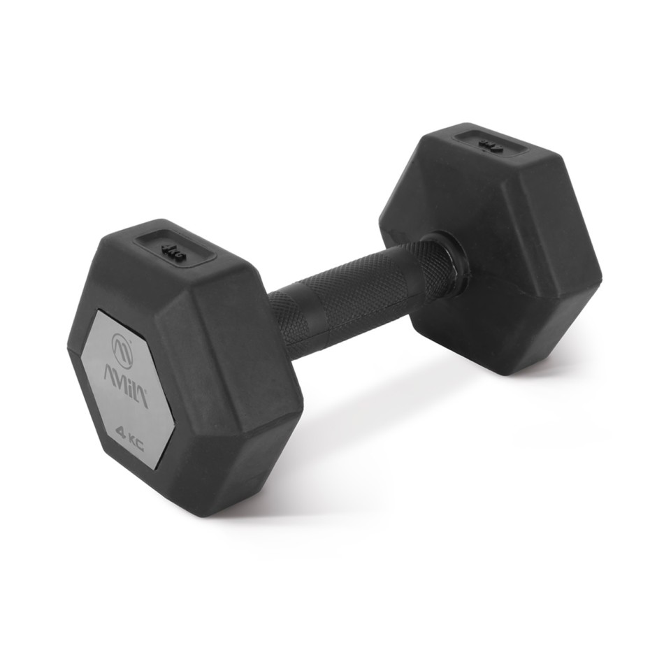 AMILA ΑΛΤΗΡΑΣ 4.0KG ΕΞΑΓΩΝΟΣ ΛΑΣΤΙΧΟ ΛΑΒΗ ΜΕΤΑΛΙΚΟ LOGO 84814-O-C Ο-C
