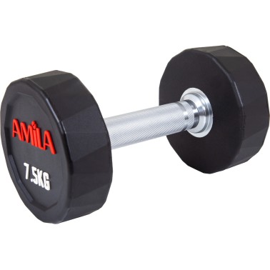 Dumbbell - Amila Polygon PU Series 7,5Kg