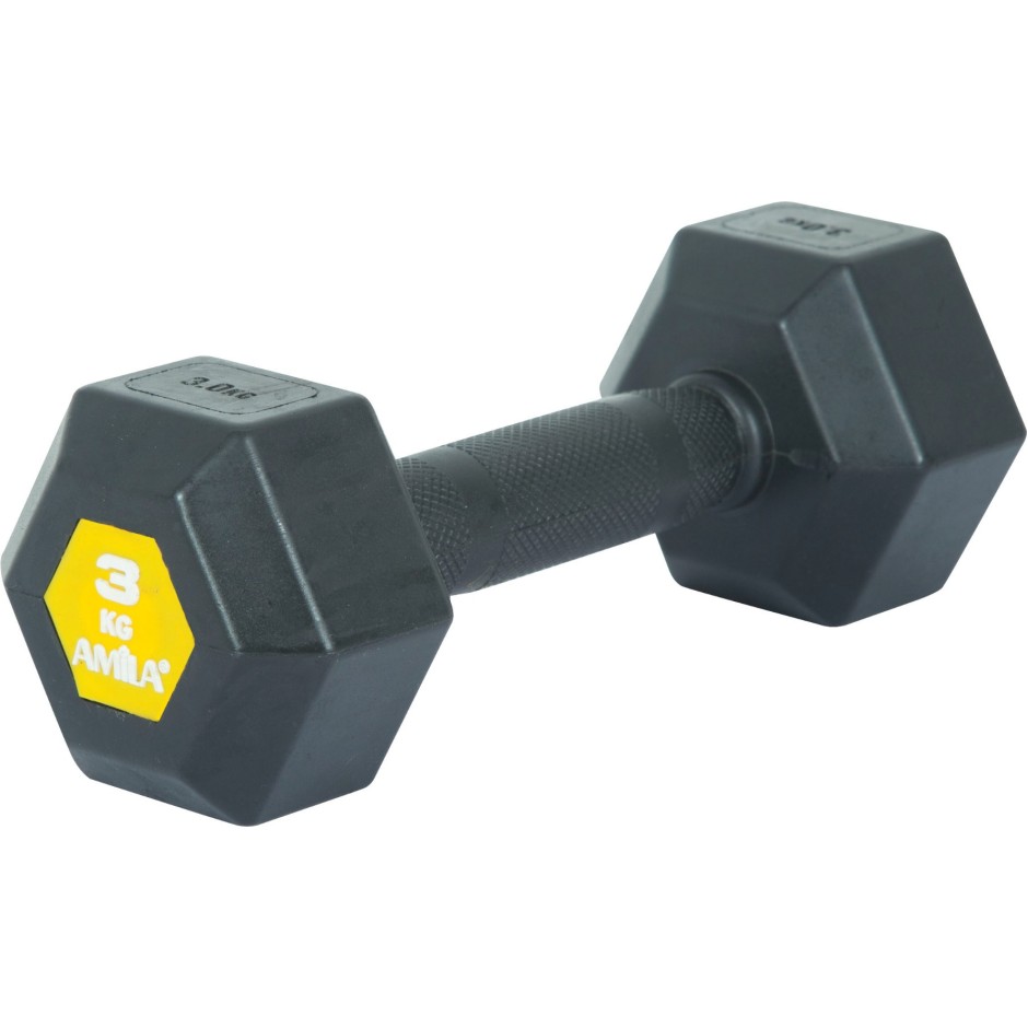 Βαράκι Μαύρο - Amila Original Rubber H 3kg