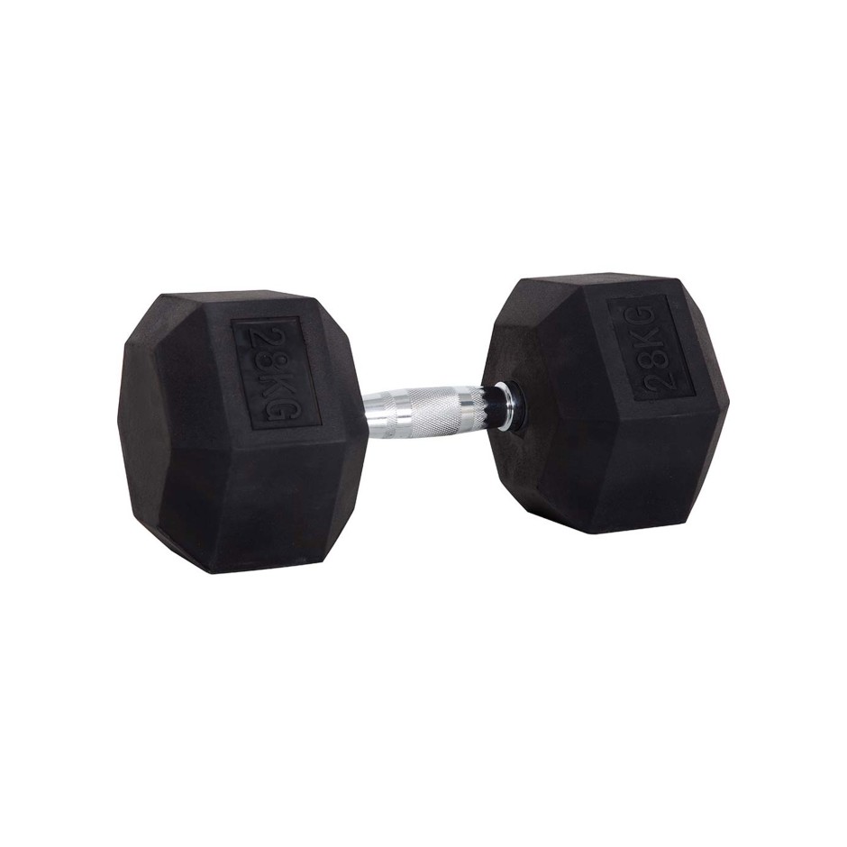Dumbbell Black - Amila Rubber Cover A 37,5kg