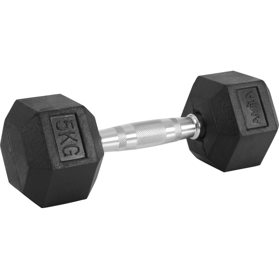 Dumbbell Black - Amila Rubber Cover A 5kg