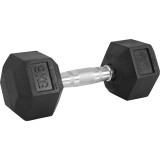 Dumbbell Black - Amila Rubber Cover A 9kg Image 