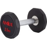 Dumbbell Black - Amila TPU Series 2.5Kg  Image 