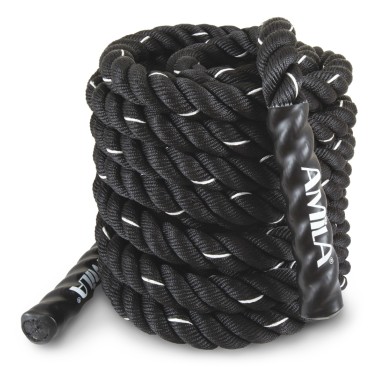 AMILA ΣΧΟΙΝΙ BATTLE ROPE ΧΩΡΙΣ ΜΑΝΙΚΙ ΛΑΒΗ PE 38MM*15M 95114-Ο-C Ο-C