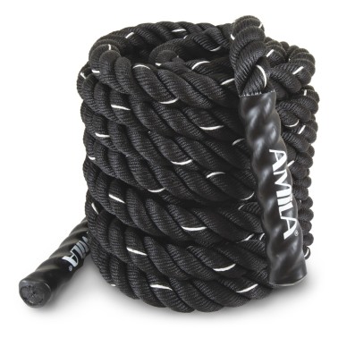 AMILA ΣΧΟΙΝΙ BATTLE ROPE ΧΩΡΙΣ ΜΑΝΙΚΙ ΛΑΒΗ PE 38MM*9M 95113-O-C Ο-C