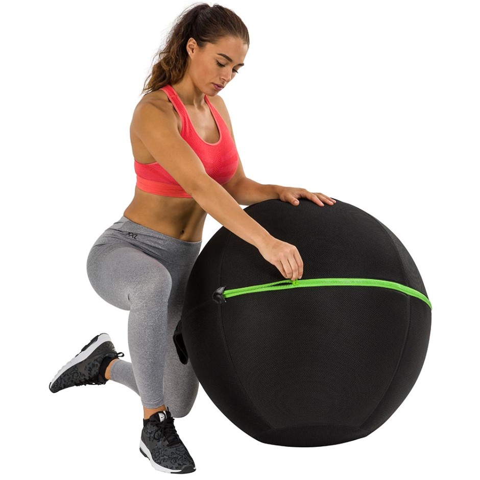 TUNTURI GYMBALL COVER 75CM WITH GREEN ZIPPER 14TUSFU196 One Color
