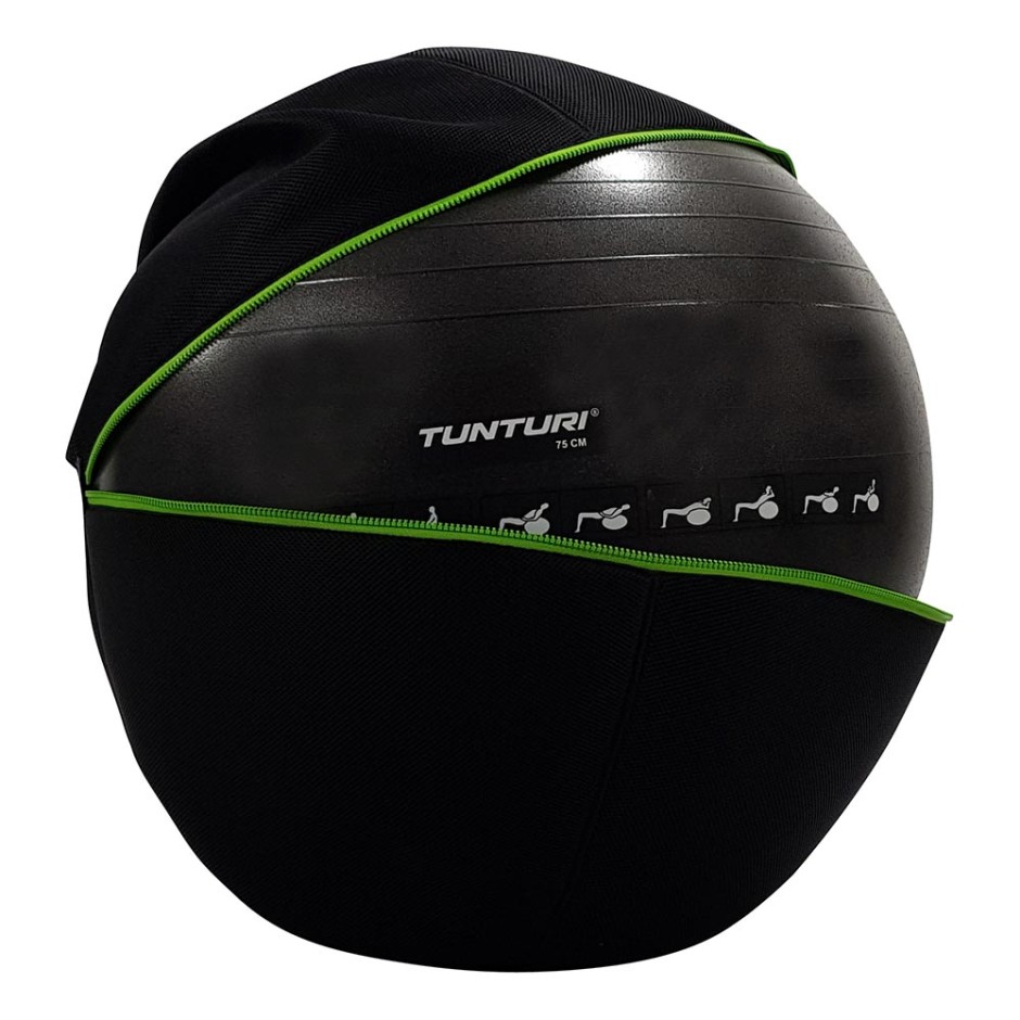 TUNTURI GYMBALL COVER 75CM WITH GREEN ZIPPER 14TUSFU196 One Color
