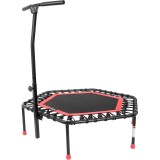 AMILA ΤΡΑΜΠΟΛΙΝΟ ΔΙΑΜΕΤΡΟΥ 44 - 112cm ΕΞΑΓΩΝΟ ΜΕ ΛΑΒΗ ΥΠΟΣΤΗΡΙΞΗΣ ΡΟΖ 70268 Ροζ Εικόνα 