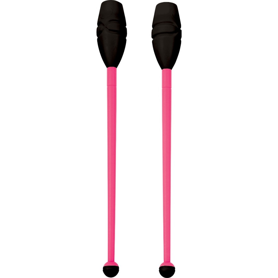 Rhythmic Gymnastics Clubs Fuchsia-Black - Amila