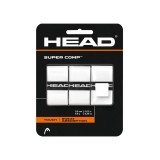 HEAD SUPERCOMP OVERGRIP TENNIS 285088-WH White Image 