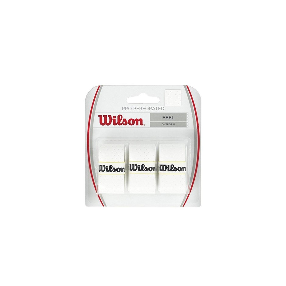 WILSON PRO OVERGRIP PERFORATED WRZ4005WH White