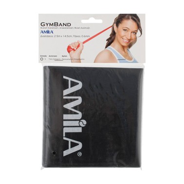 AMILA GYMBAND 2.5M 0.6MM 48189 Black