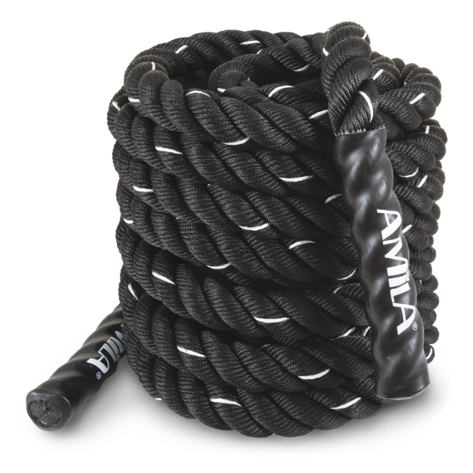 AMILA ΣΧΟΙΝΙ BATTLE ROPE ΧΩΡΙΣ ΜΑΝΙΚΙ ΛΑΒΗ PE 38MM*12M 95115-O-C Ο-C