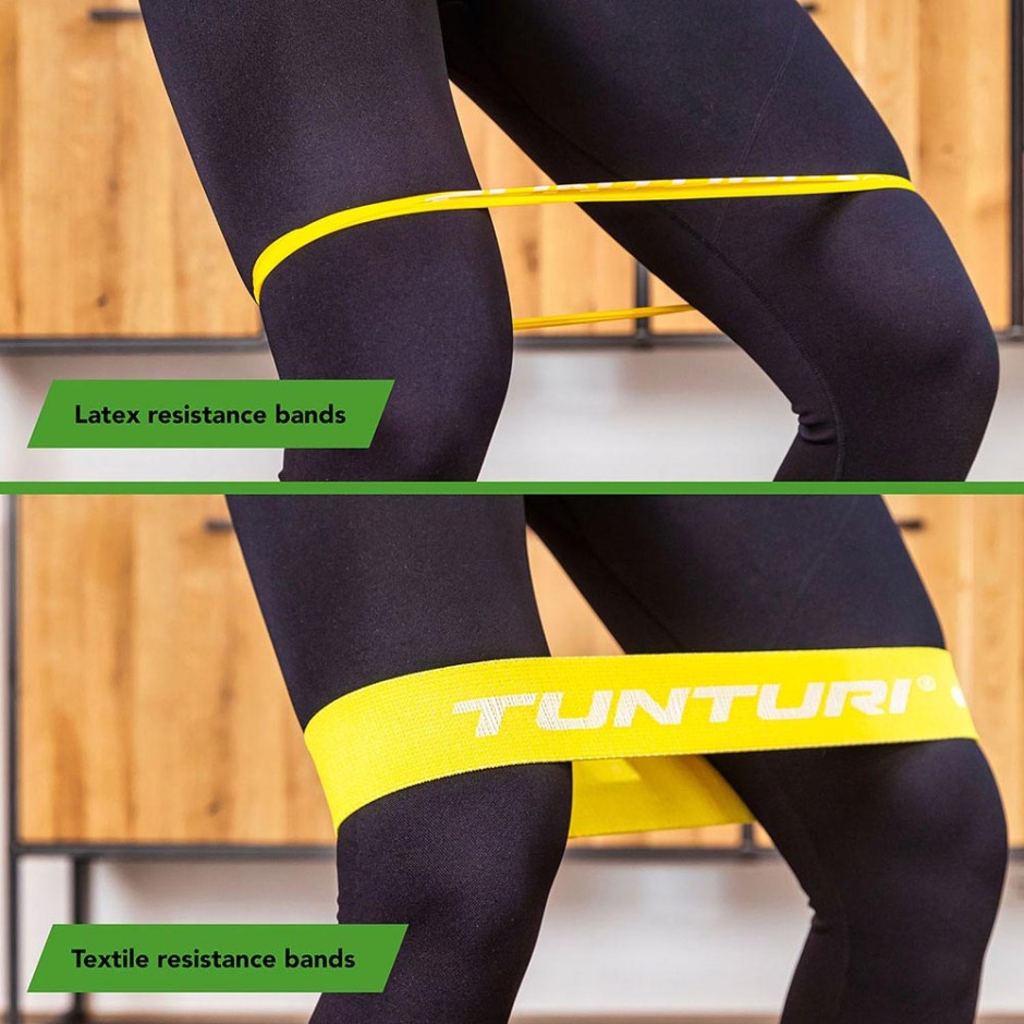 TUNTURI TEXTILE RESISTANCE BAND SET 3 PCS 14TUSYO065 One Color