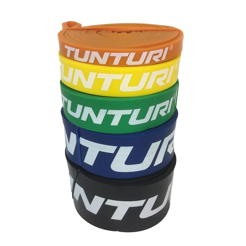 TUNTURI POWER BAND EXTRA HEAVY BLACK 14TUSCF031 One Color