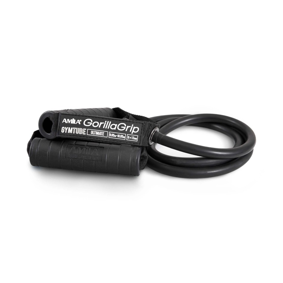 AMILA GYMTUBE ΛΑΒΗ GORILLA GRIP 140CM ULTIMATE ΜΑΥΡΟ 96655 Μαύρο