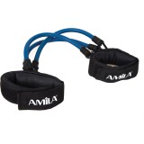 Ankle Straps With 3 Resistance Bands Blue - Amila Extra Heavy Image 