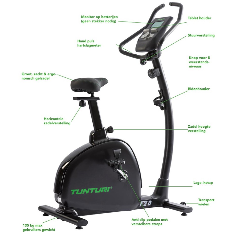 TUNTURI F20 BIKE COMPENTENCE 17TBF20000 Ο-C