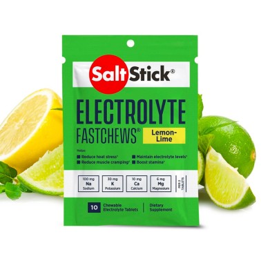 Μασώμενα Δισκία Ηλεκτρολυτών - SaltStick Fastchews Lemon Lime
