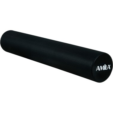 Κύλινδρος Ισορροπίας AMILA FOAM ROLLER EVA 15*90CM ΜΑΥΡΟ 96823 