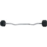 AMILA ΜΠΑΡΑ ΜΕ ΒΑΡΗ FIXED 15 Kg RUBBER W-SHAPE 84792 Ο-C Εικόνα 