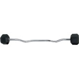 AMILA ΜΠΑΡΑ ΜΕ ΒΑΡΗ FIXED 20 Kg RUBBER W-SHAPE 84793 Ο-C Εικόνα 