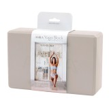 AMILA ΤΟΥΒΛΟ ΓΙΑ YOGA ΜΠΕΖ 7.5*14*23CM 96844 Μπέζ Εικόνα 