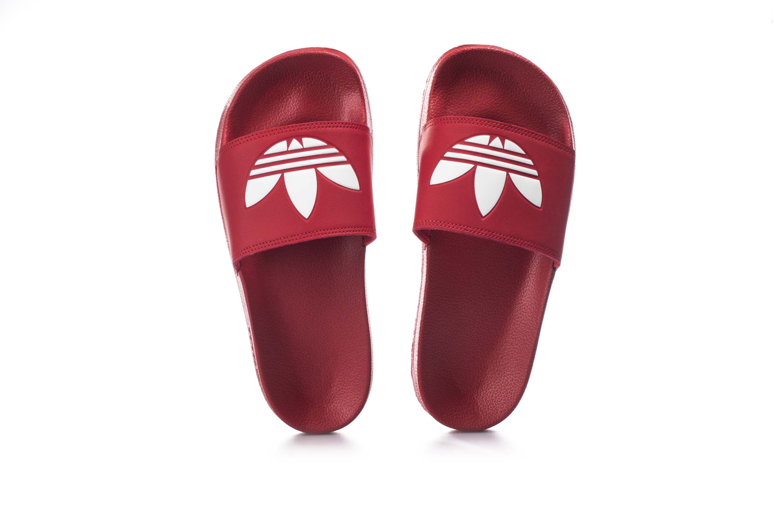 NEW ADIDAS ORIGINALS MEN\'S ADILETTE LITE TREFOIL SLIDES ~ SIZE US 10#FU8296  RED adidas Originals ADILETTE LITE FU8296 Red main image 4