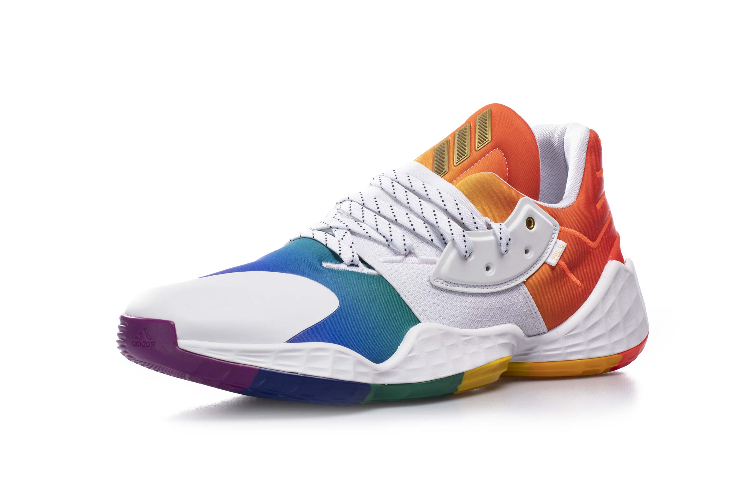 adidas Performance HARDEN VOL. 4 GCA - MALE PRIDE FX4797 Coal