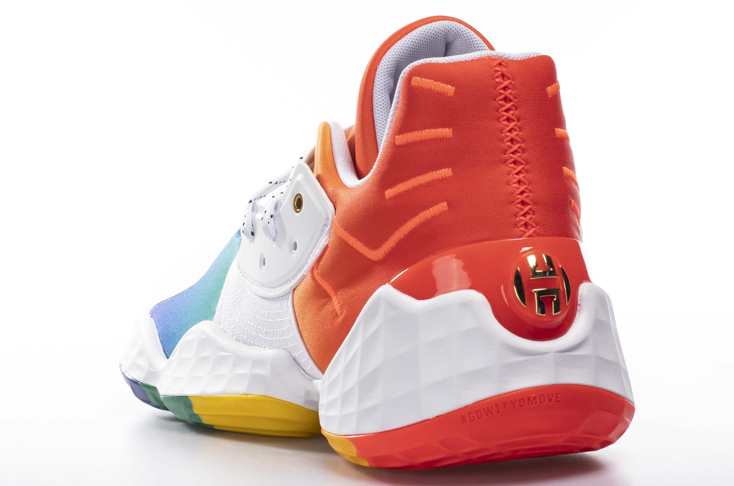 adidas Performance HARDEN VOL. 4 GCA - MALE PRIDE FX4797 Coal