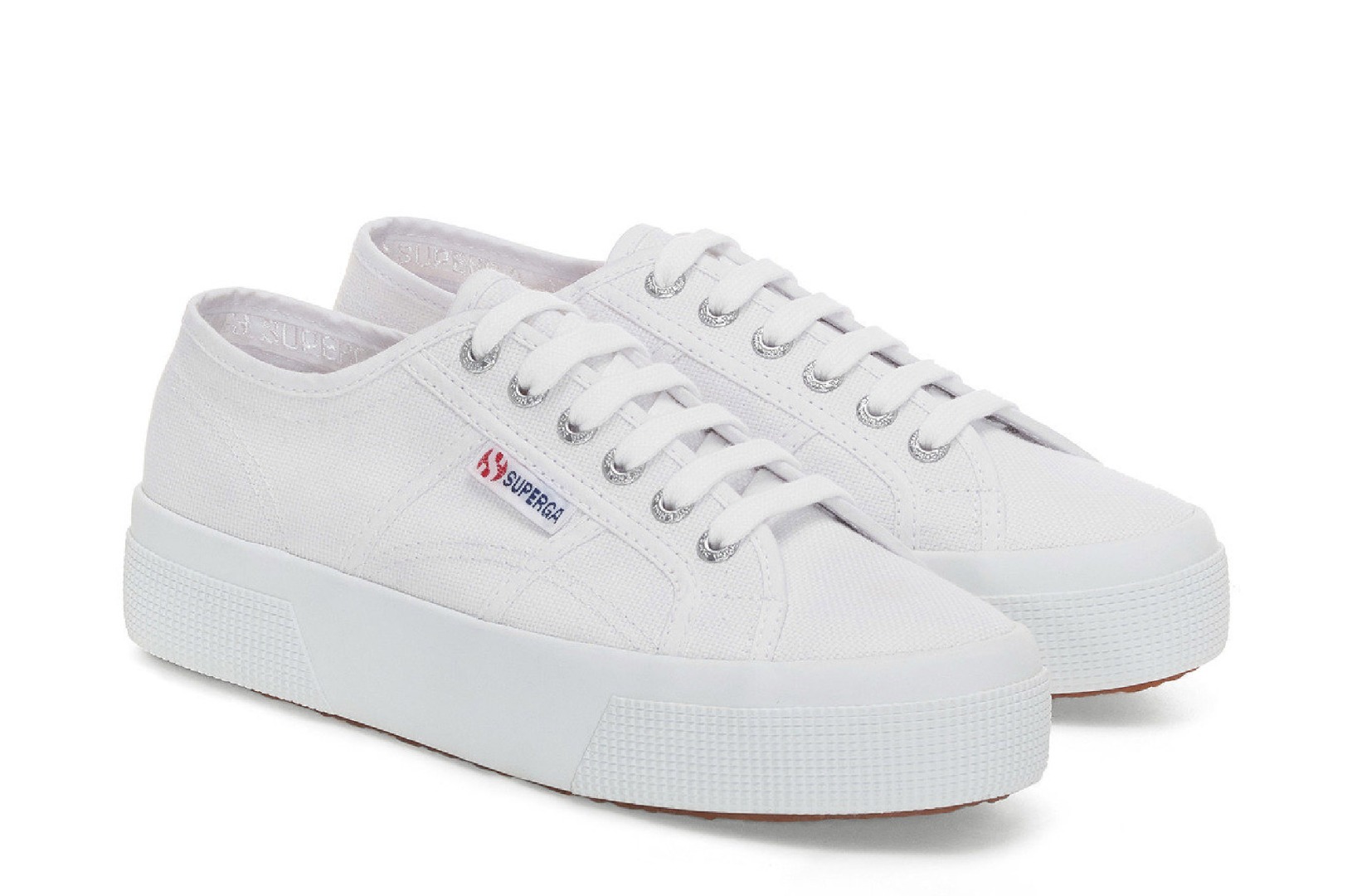 SUPERGA 2740 PLATFORM S21384W-901 Λευκό φωτογραφία