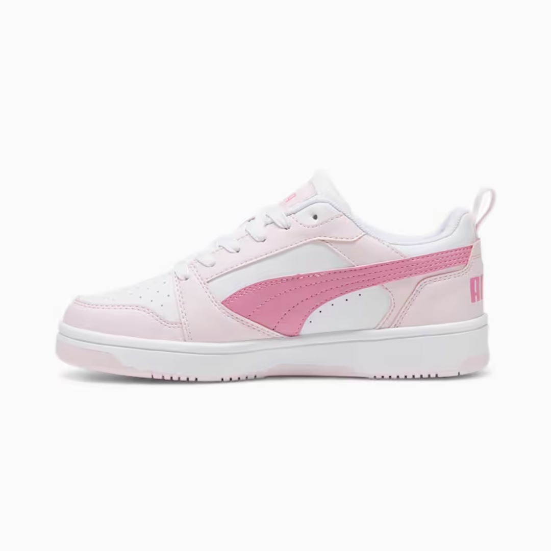 PUMA REBOUND V6 LO JR 393833-08 Λευκό φωτογραφία
