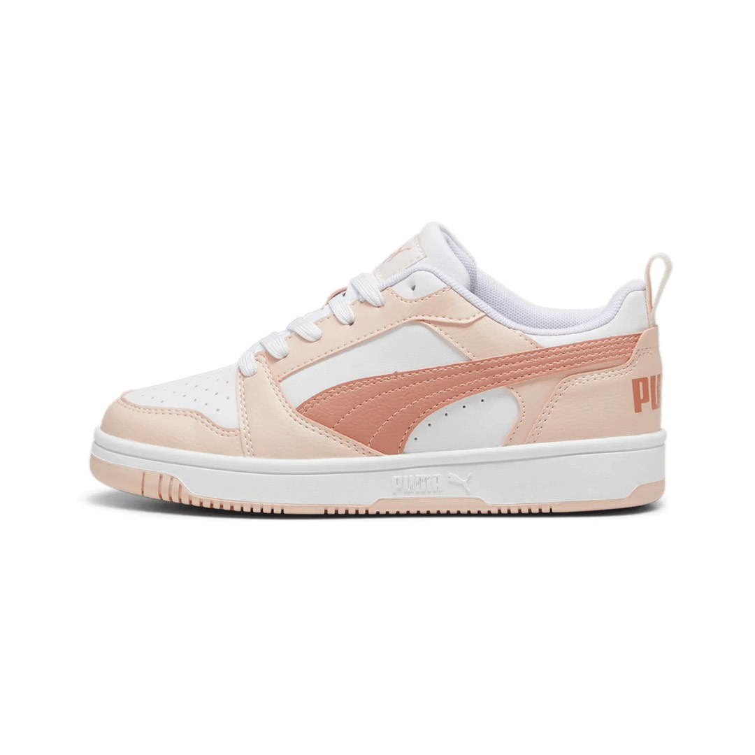 PUMA REBOUND V6 LO JR 393833-17 Λευκό φωτογραφία
