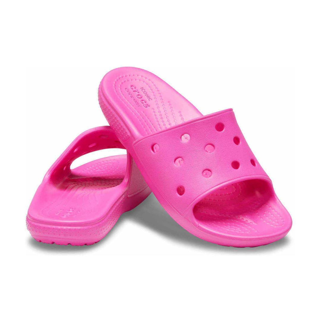 CROCS CLASSIC CROCS SLIDE K 206396-6QQ Φούξια φωτογραφία