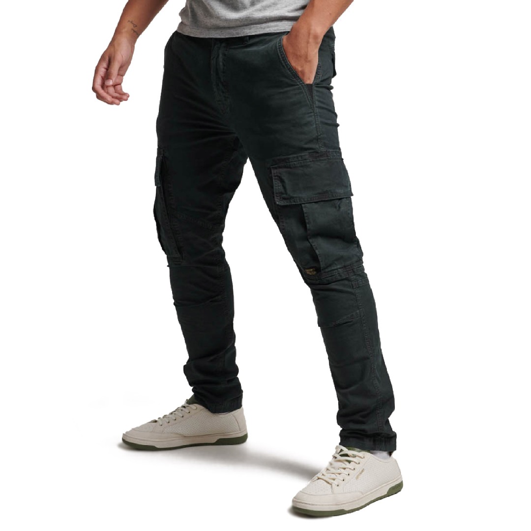 SUPERDRY CORE CARGO PANT M7011014A-AFB Μαύρο
