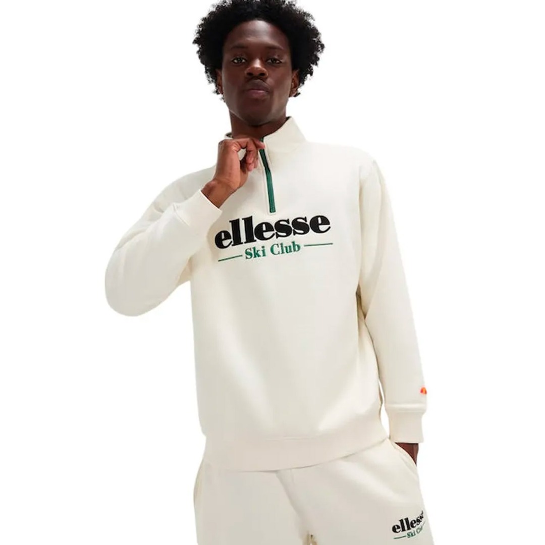 ELLESSE SKI CLUB BALEOR 1/4 ZIP TOP SHX20966-904 Ecru