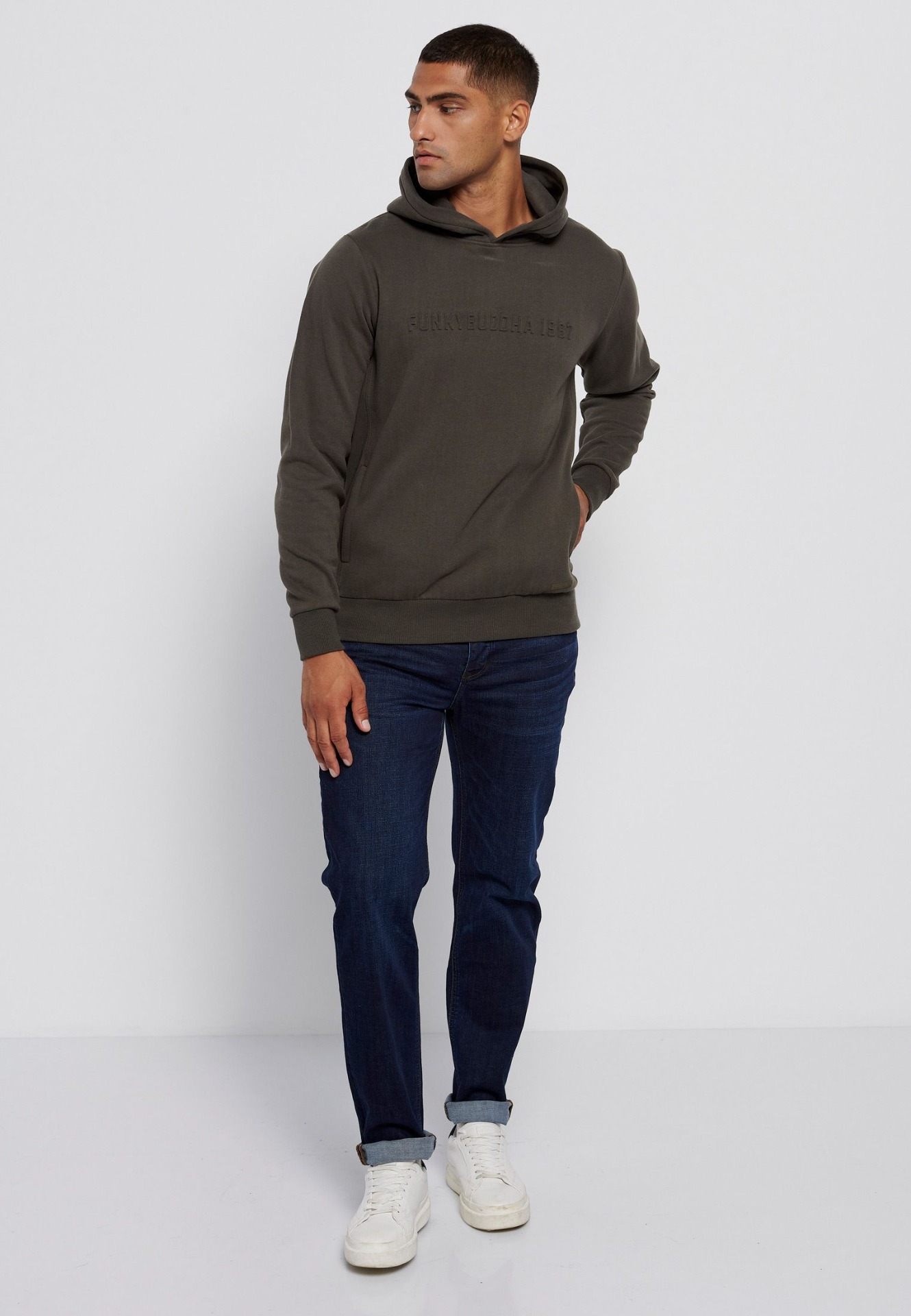 FUNKY BUDDHA FBM006-030-06-KHAKI Χακί φωτογραφία
