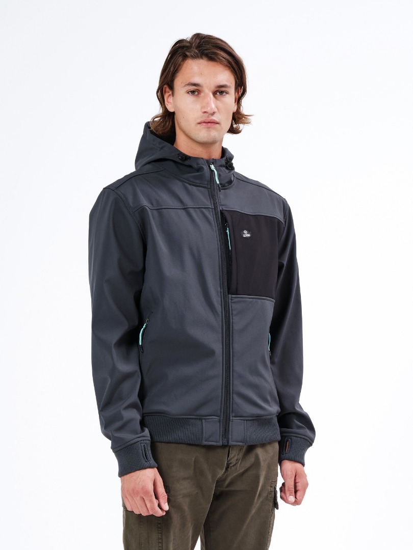 BASEHIT 212.BM11.82-BD D.GREY/BLACK Ανθρακί φωτογραφία