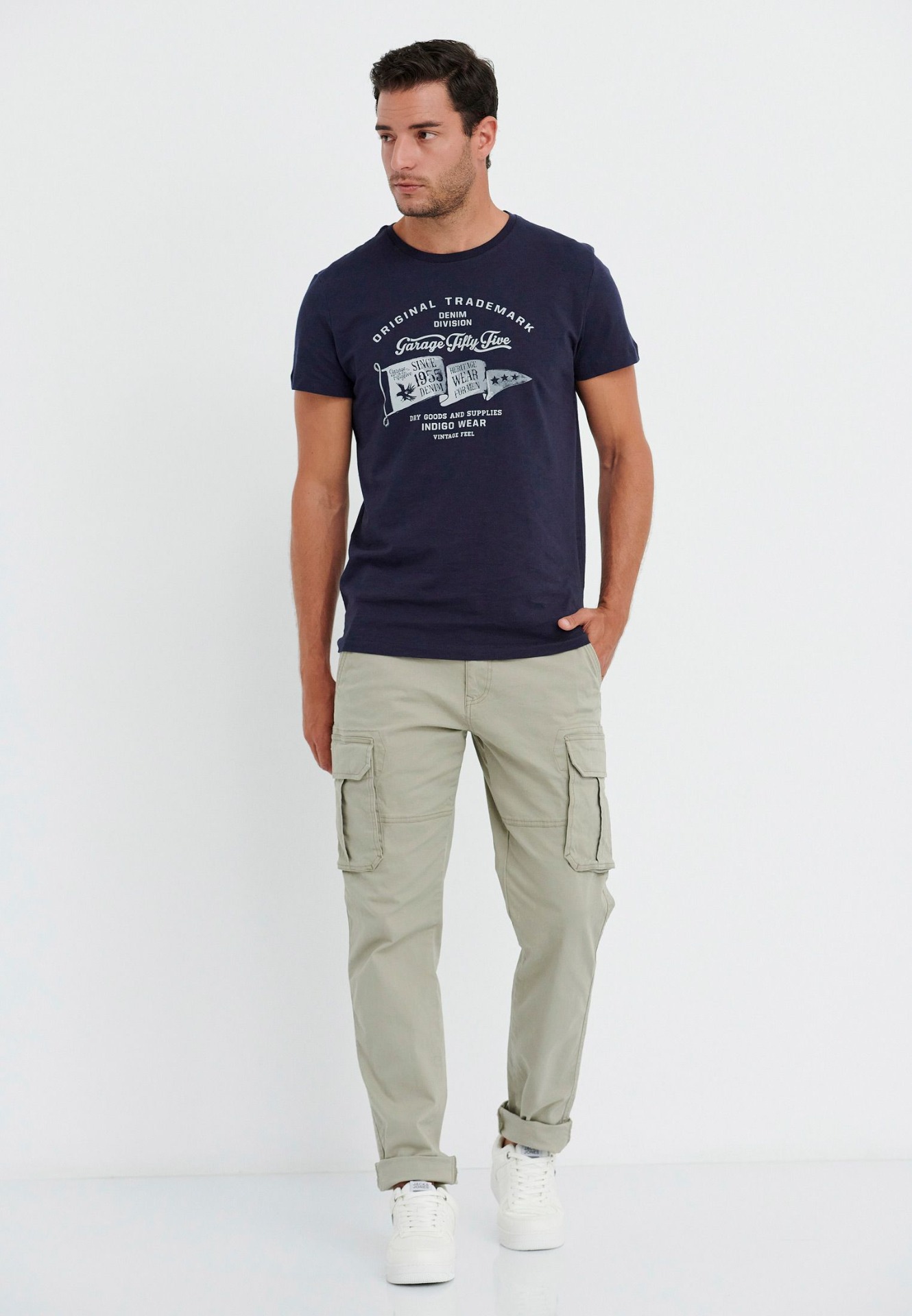 FUNKY BUDDHA GAM005-273-04-NAVY ΜΠΛΕ φωτογραφία