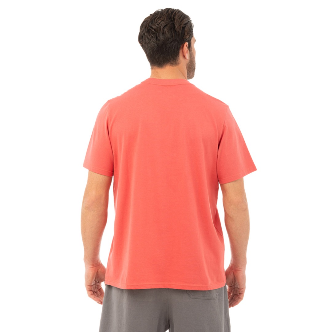 BE:NATION CREW NECK S/S TEE EMBOSSED LOGO 05312402-5E Μπορντό φωτογραφία