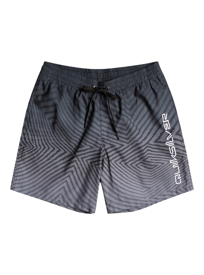 QUIKSILVER EVERYDAY WARPED LOGO VOLLEY 17 EQYJV04000-KVJ6 Μαύρο