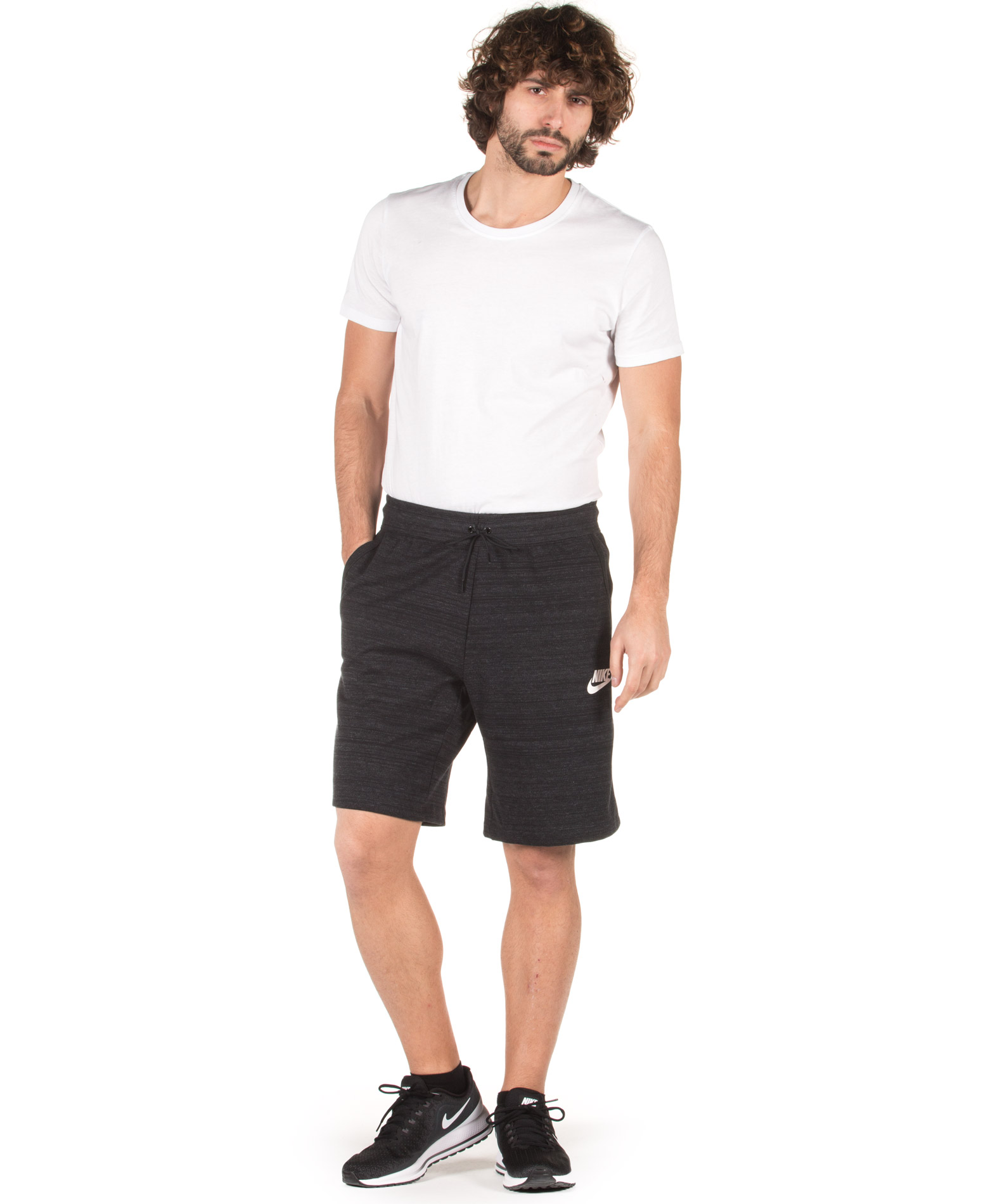 NIKE M NSW AV15 SHORT KNIT 885925-010 Black - Zakcret.gr