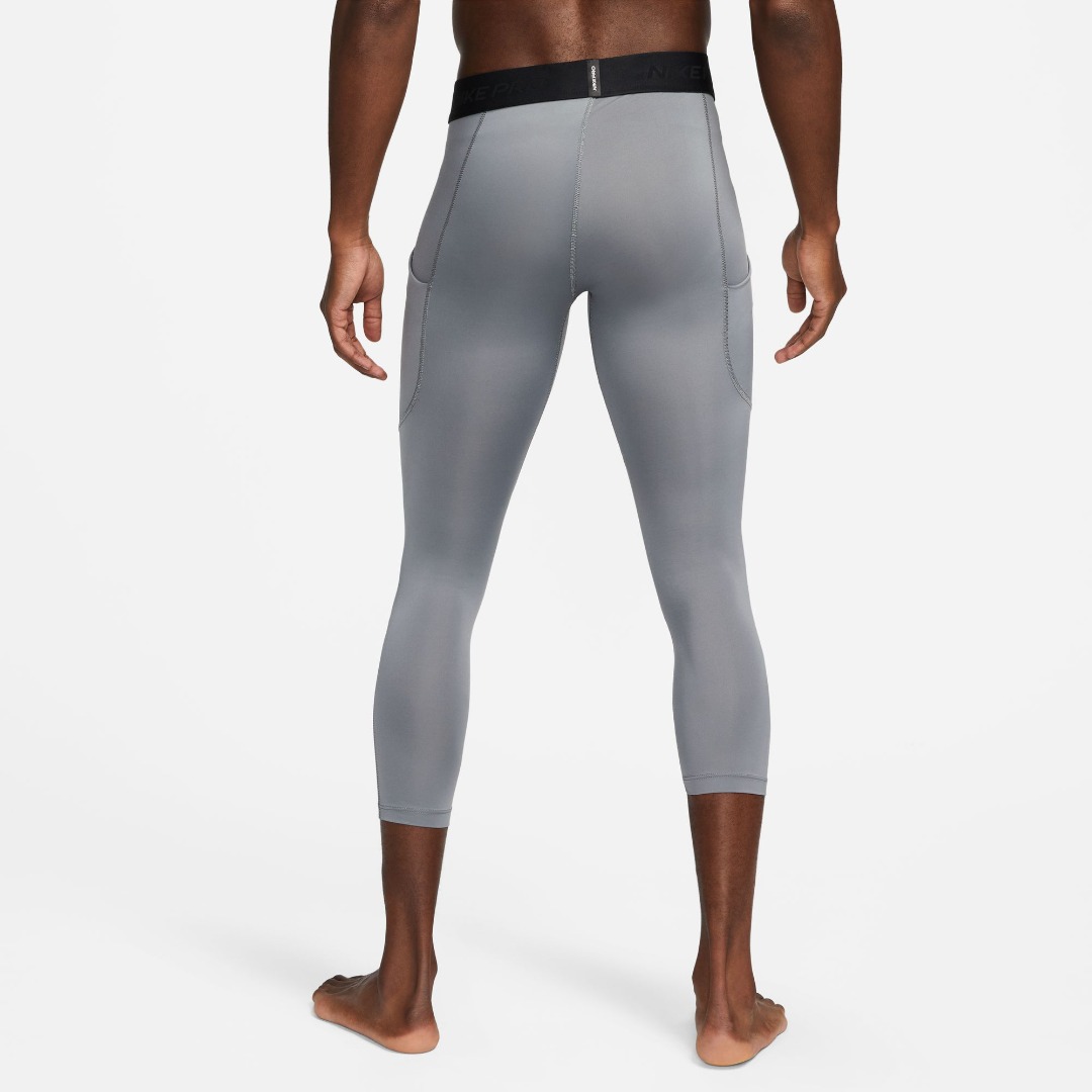 NIKE M NP DF 3QT TIGHT FB7950-084 Γκρί φωτογραφία