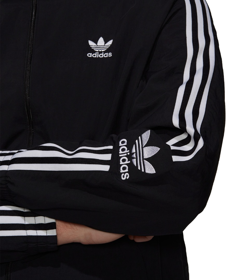 adidas Originals ADICOLOR CLASSICS LOCK-UP TREFOIL TRACK TOP H41391 Black | Jacken