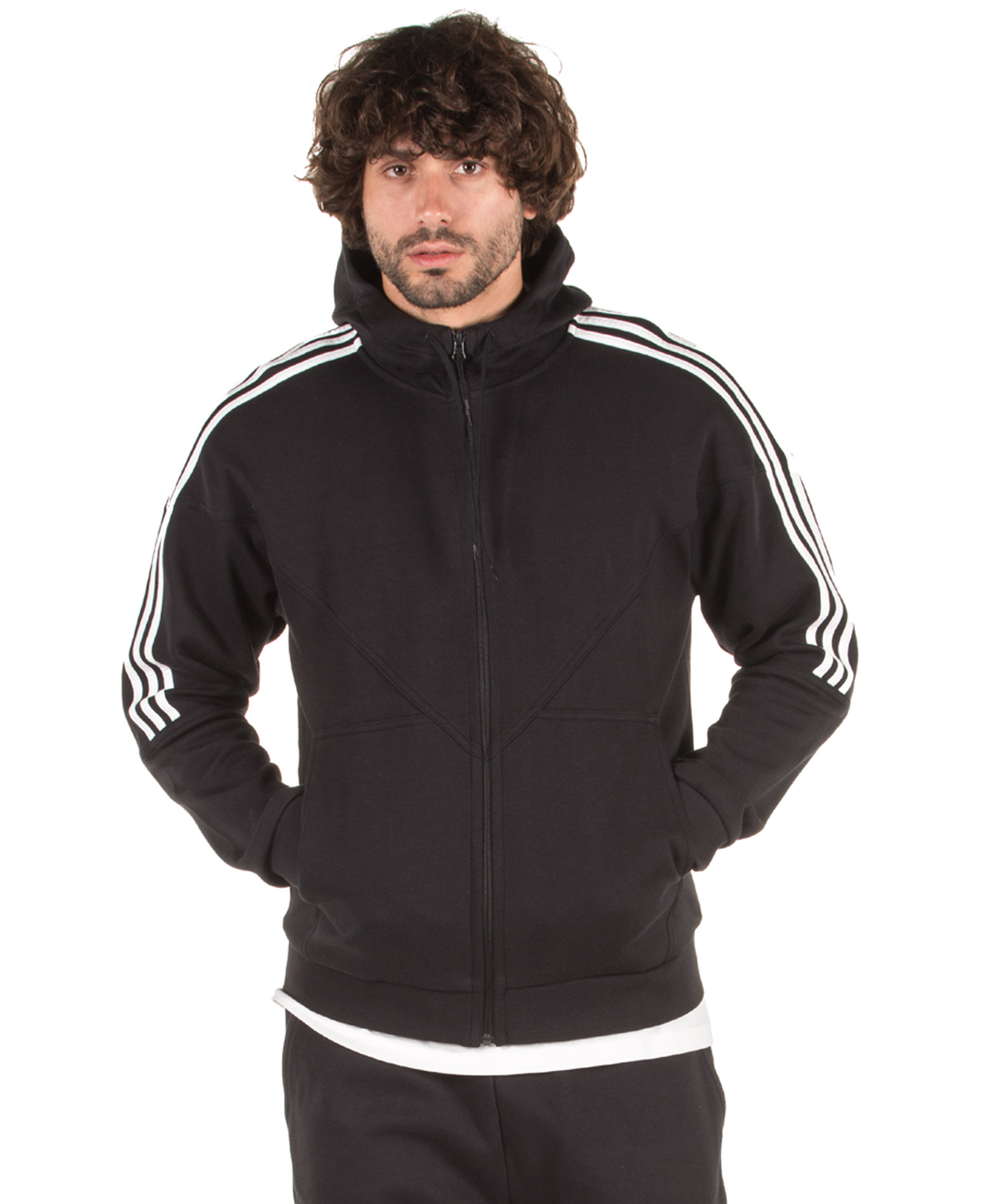 adidas nmd hoodie black