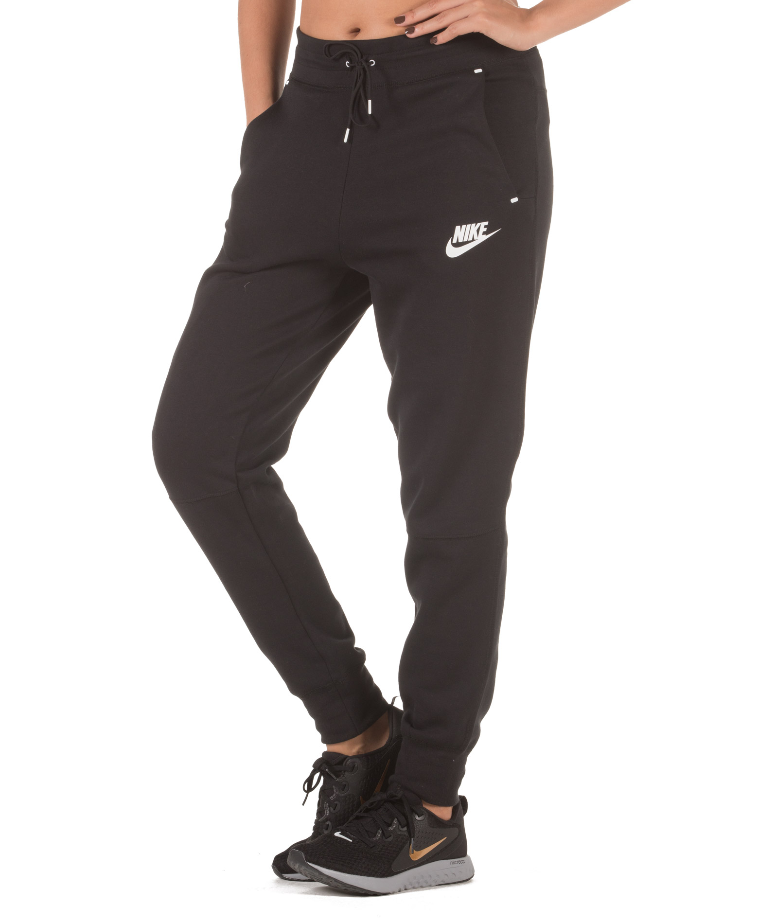 NIKE W NSW TCH FLC PANT 931828-011 Black - Zakcret.gr