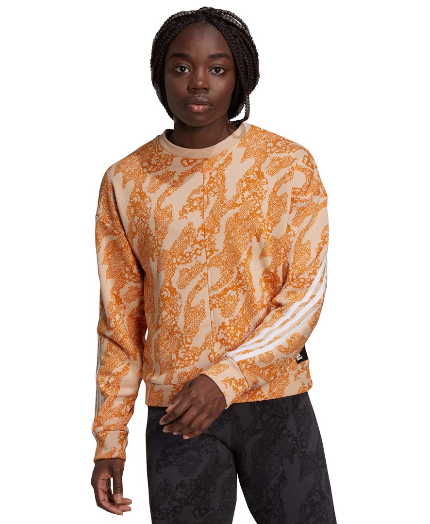 Louis Vuitton Orange Monogram Jacquard Crew Neck Sweatshirt M Louis Vuitton