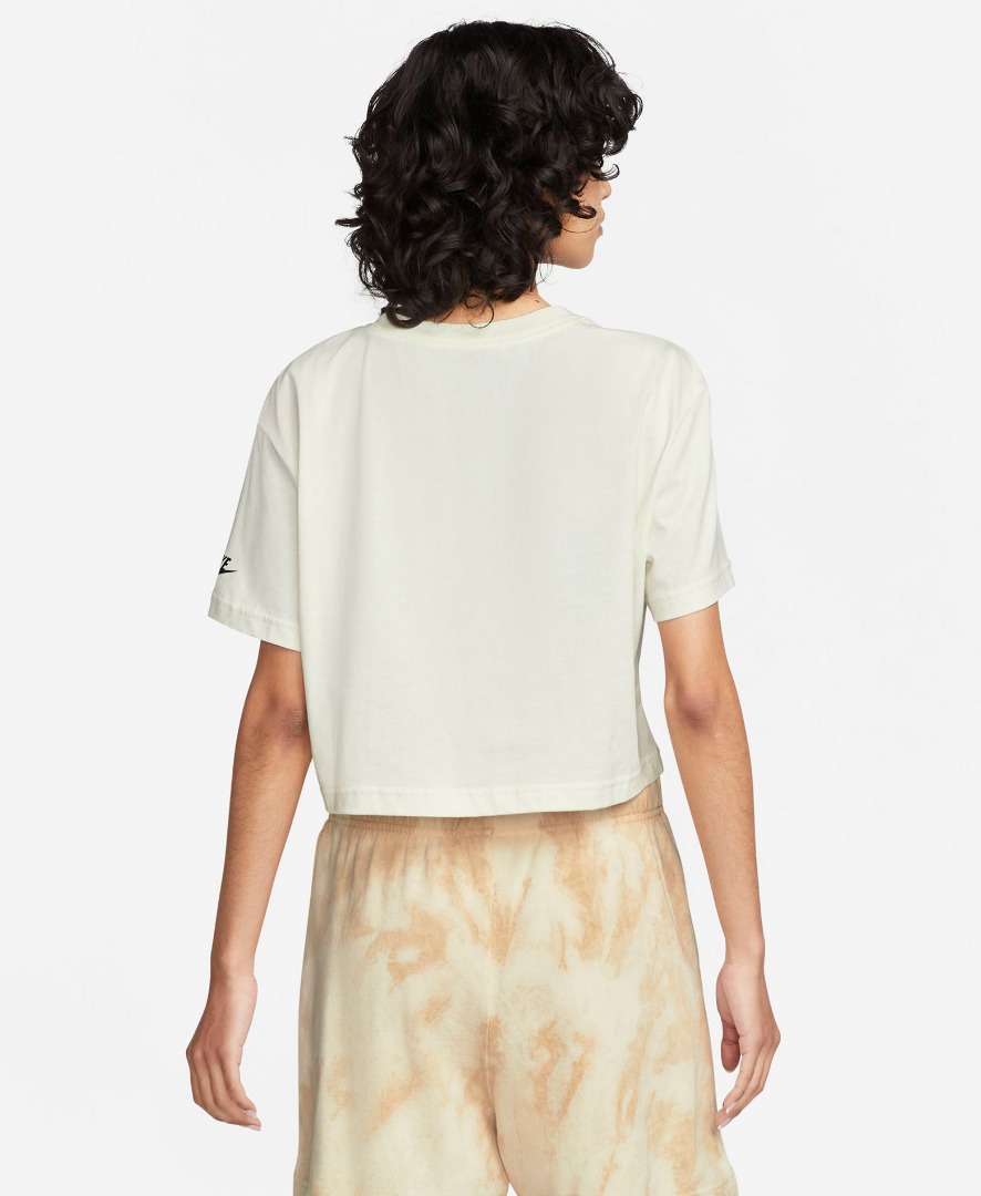 NIKE W NSW TEE CROP FW DQ3309-133 Εκρού φωτογραφία