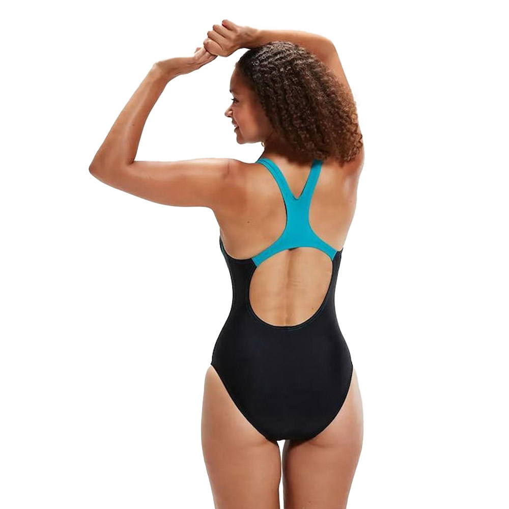SPEEDO MEDLEY LOGO MEDALIST 1PC 13474-06877W Μαύρο φωτογραφία